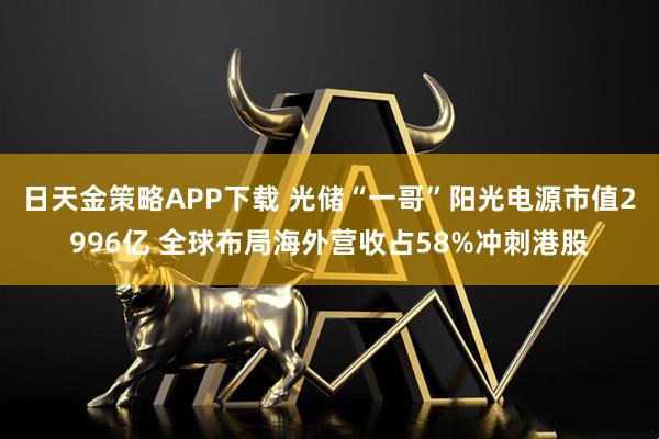 日天金策略APP下载 光储“一哥”阳光电源市值2996亿 全球布局海外营收占58%冲刺港股